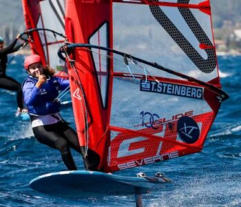 אליפות ישראל בגלישת רוח IQ פויל: תמר שטיינברג (נחשולים) ויואב כהן, שניהם מהפועל שדות ים, יוצאים להגן על התואר 