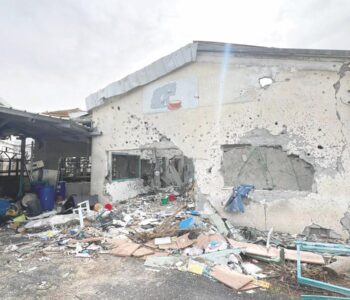 רפת כיסופים במלחמה. צילום באדיבות קיבוץ כיסופים