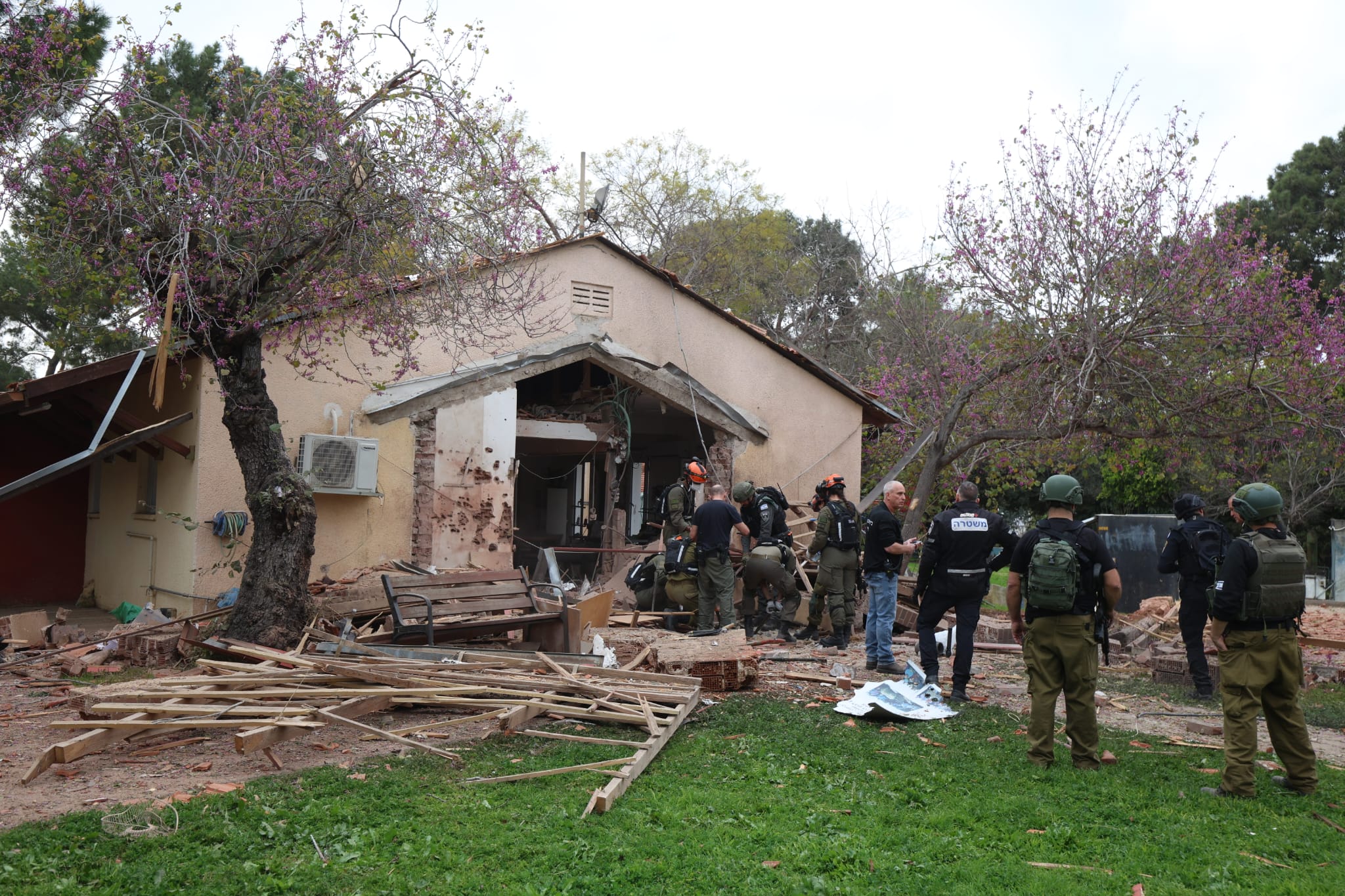 פגיעה ישירה בלב קיבוץ כברי